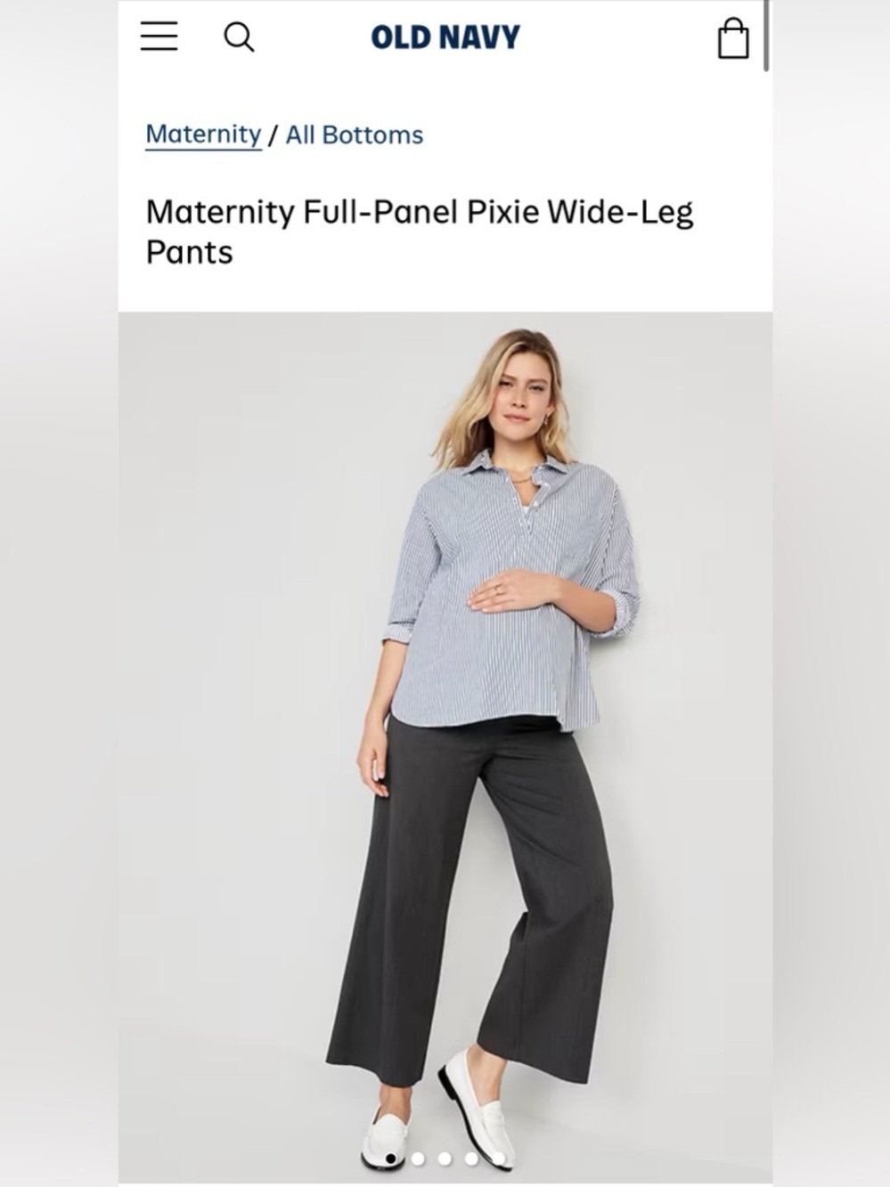 Old Navy Maternity Wide-Leg Pants